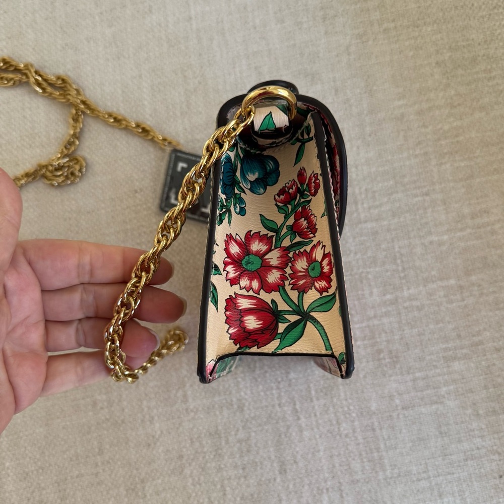 Auth. Gucci LIMITED EDITION Padlock Flower Bag - New Without Tags - Picture 7 of 14